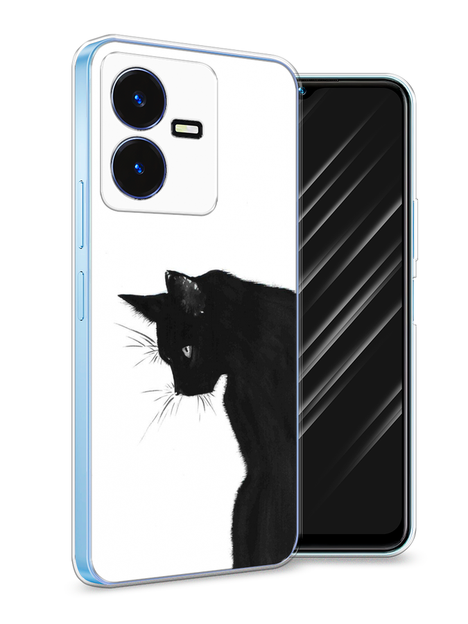 

Чехол Awog на Vivo Y22 / Виво Y22 "Black cat", Черный;белый, 267550-1
