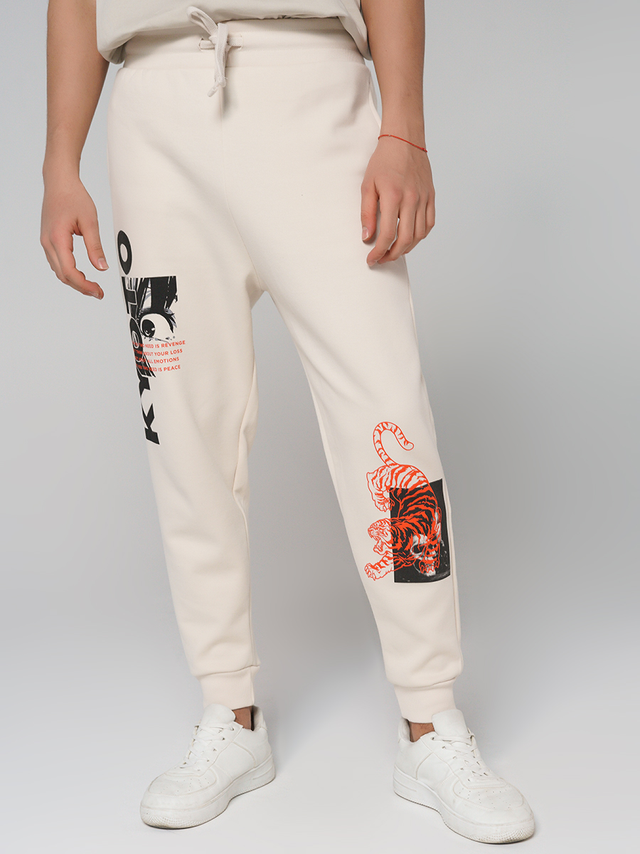 

Спортивные брюки мужские ТВОЕ 85277 бежевые XXL, 85277