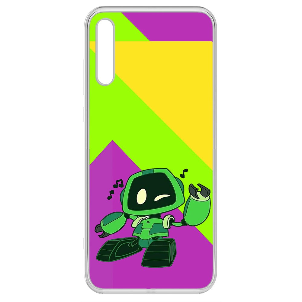 

Чехол-накладка Krutoff Clear Case Хаги Ваги - Буги-бот для Honor 30i