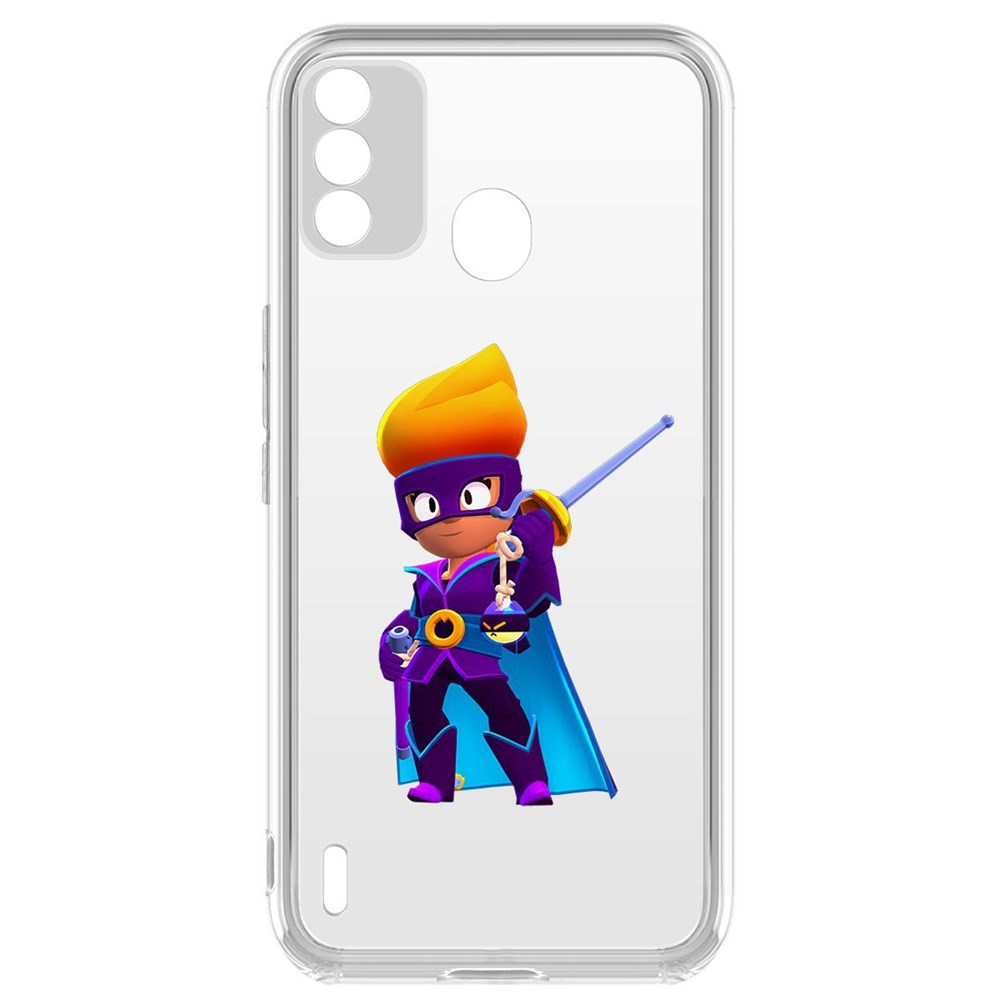 

Чехол-накладка Brawl Stars-Амбер де Ла Вега для Itel A48, Прозрачный
