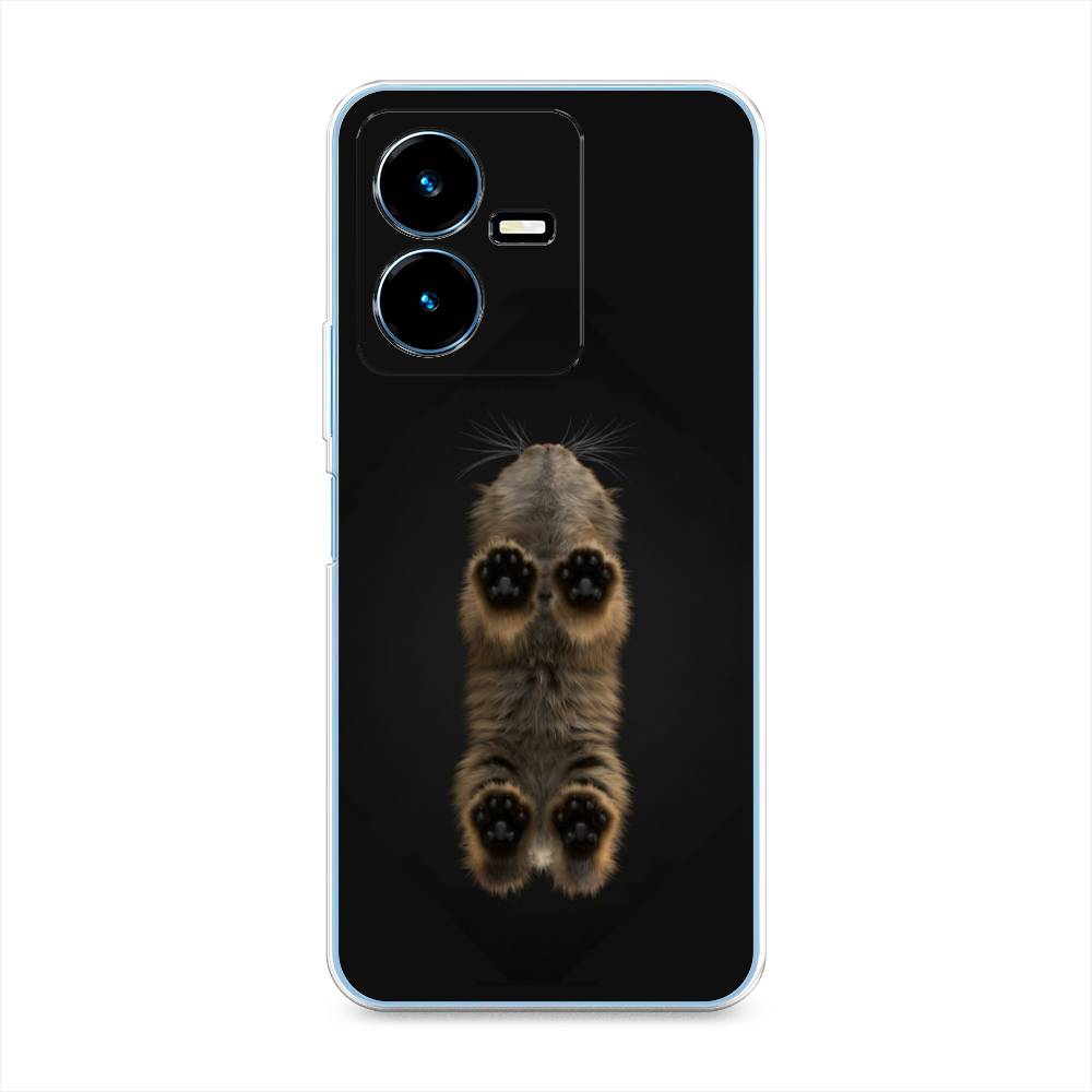 

Чехол Awog на Vivo Y22 / Виво Y22 "Кошачьи лапки", Черный, 267550-1