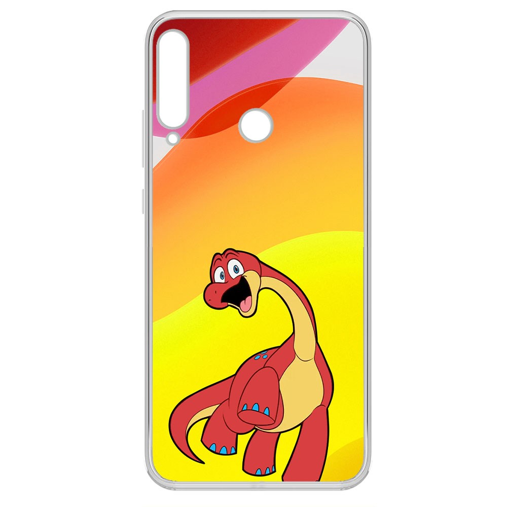 фото Чехол-накладка krutoff clear case хаги ваги - брон для honor 9c