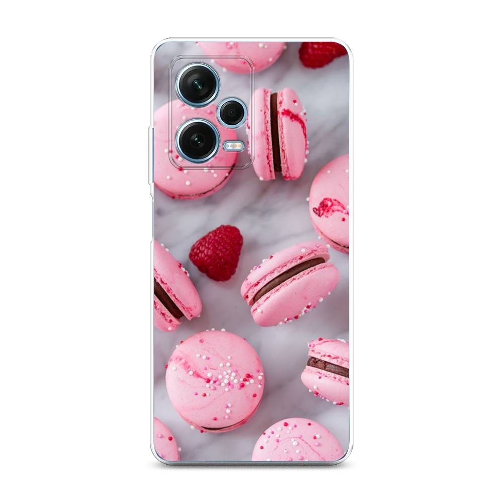 

Чехол Awog для Xiaomi Redmi Note 12 Pro Plus "Макарони с малиной", Серый;розовый, 317150-10