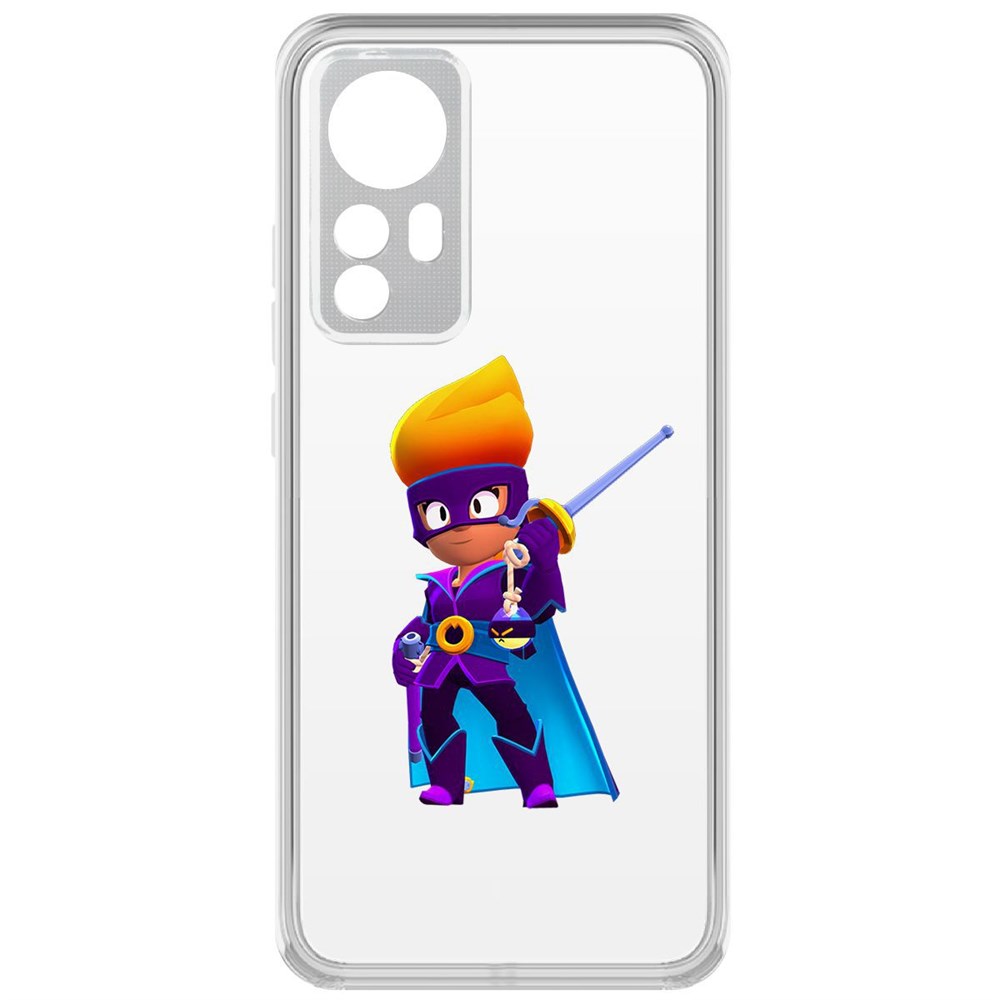

Чехол-накладка Brawl Stars-Амбер де Ла Вега для Xiaomi 12, Прозрачный