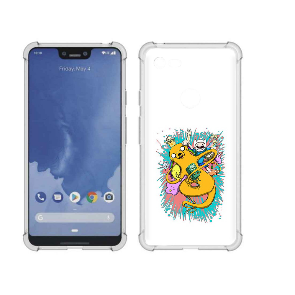 

Чехол MyPads Tocco для Google Pixel 3 XL время приключений рисунок, Прозрачный, Tocco