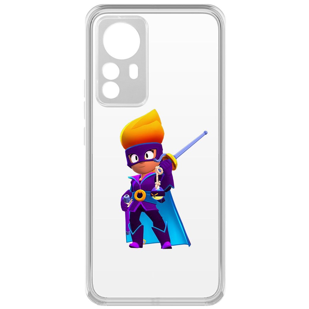 

Чехол-накладка Brawl Stars-Амбер де Ла Вега для Xiaomi 12 Pro, Прозрачный