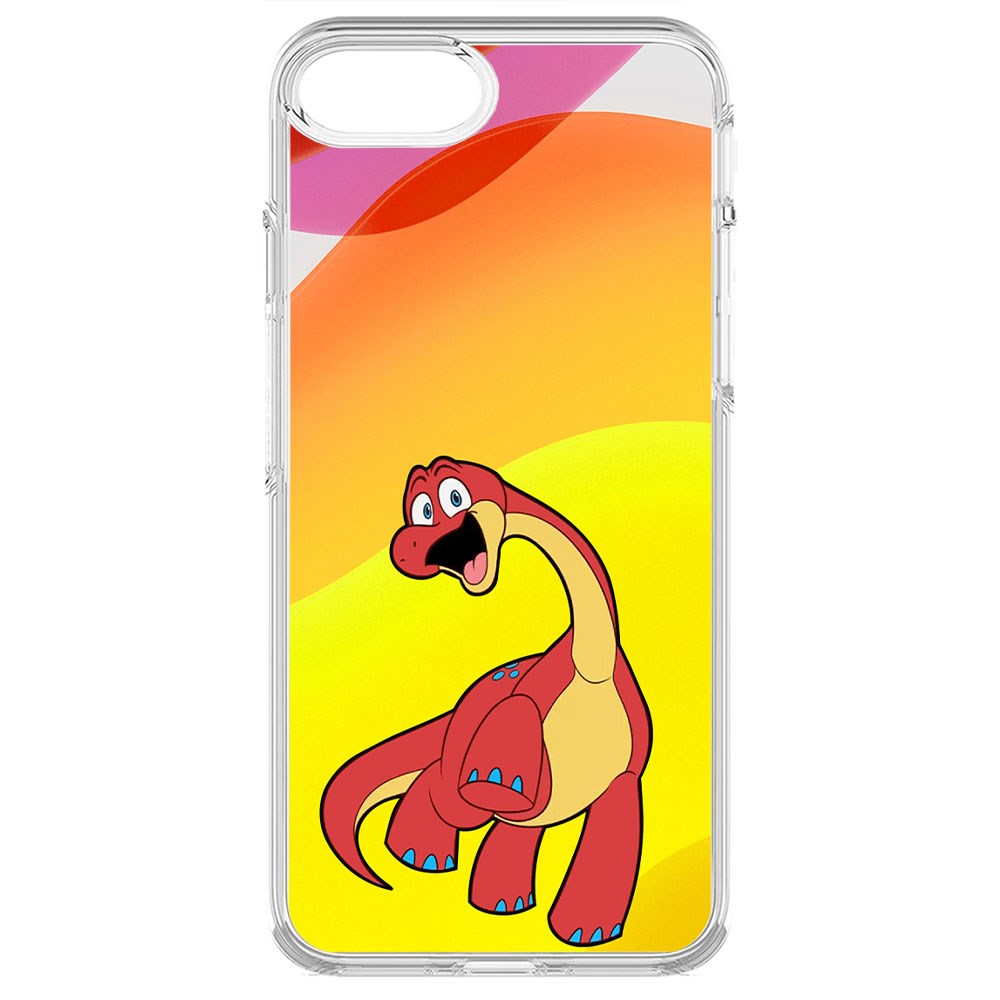 фото Чехол-накладка krutoff clear case хаги ваги - брон для iphone 8