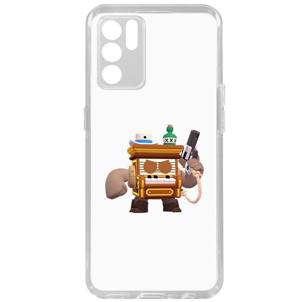

Чехол-накладка Brawl Stars-8-бит из салуна для Oppo Reno6