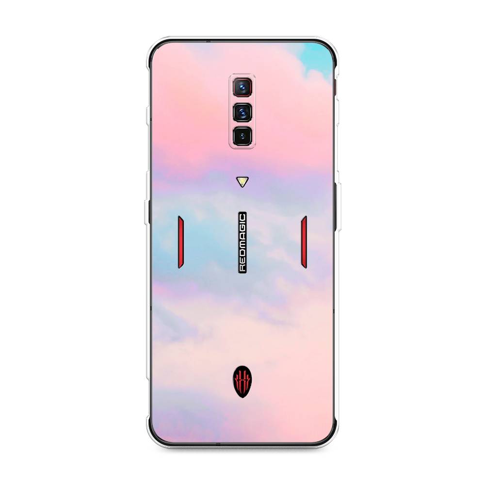 

Чехол Awog на ZTE Nubia Red Magic 6 / ЗТЕ Нубиа Ред Мэджик 6 "Розовые облака", Разноцветный, 135150-3