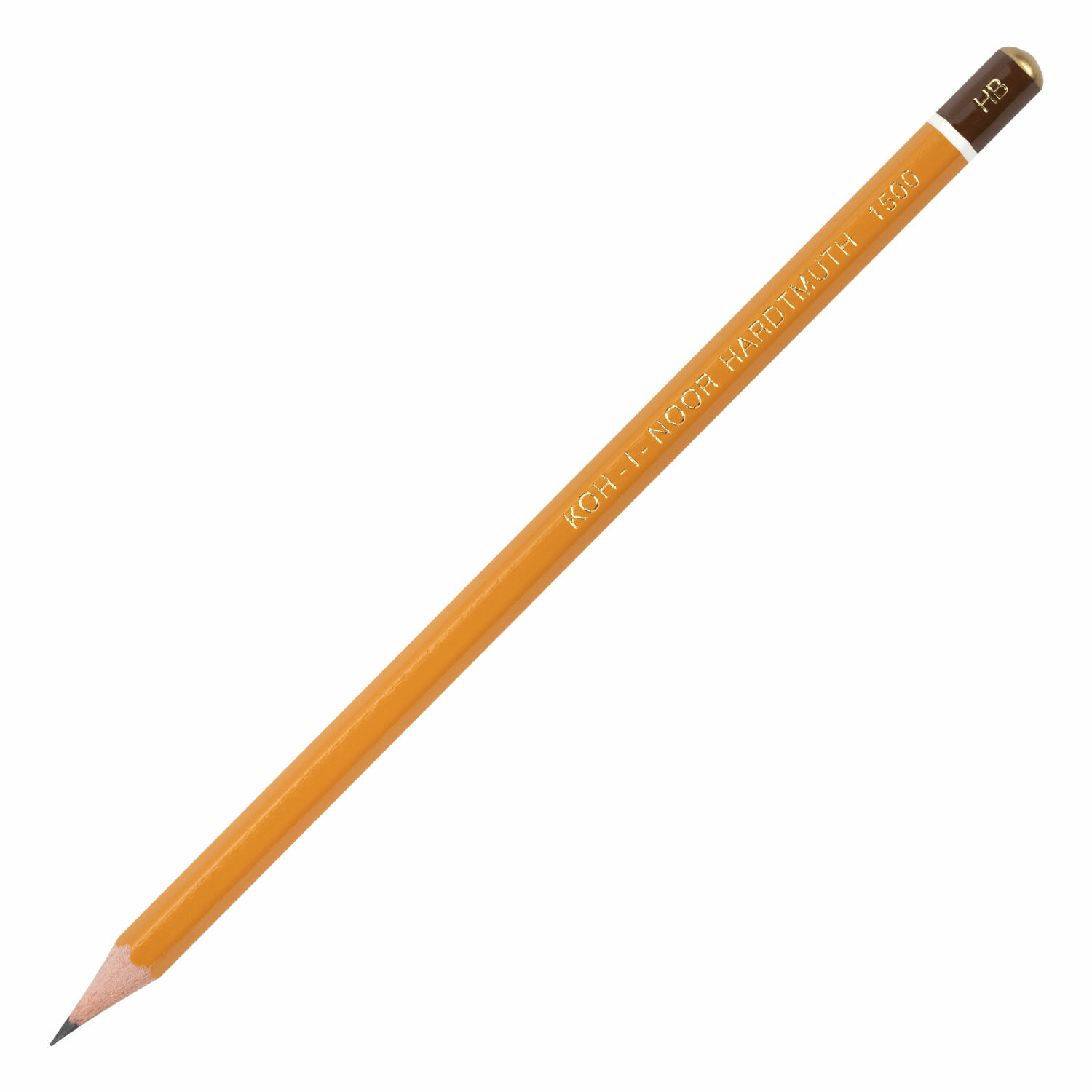 

Карандаш чернографитный Koh-I-Noor 1500 (HB, корпус желтый, без ластика, заточенный)