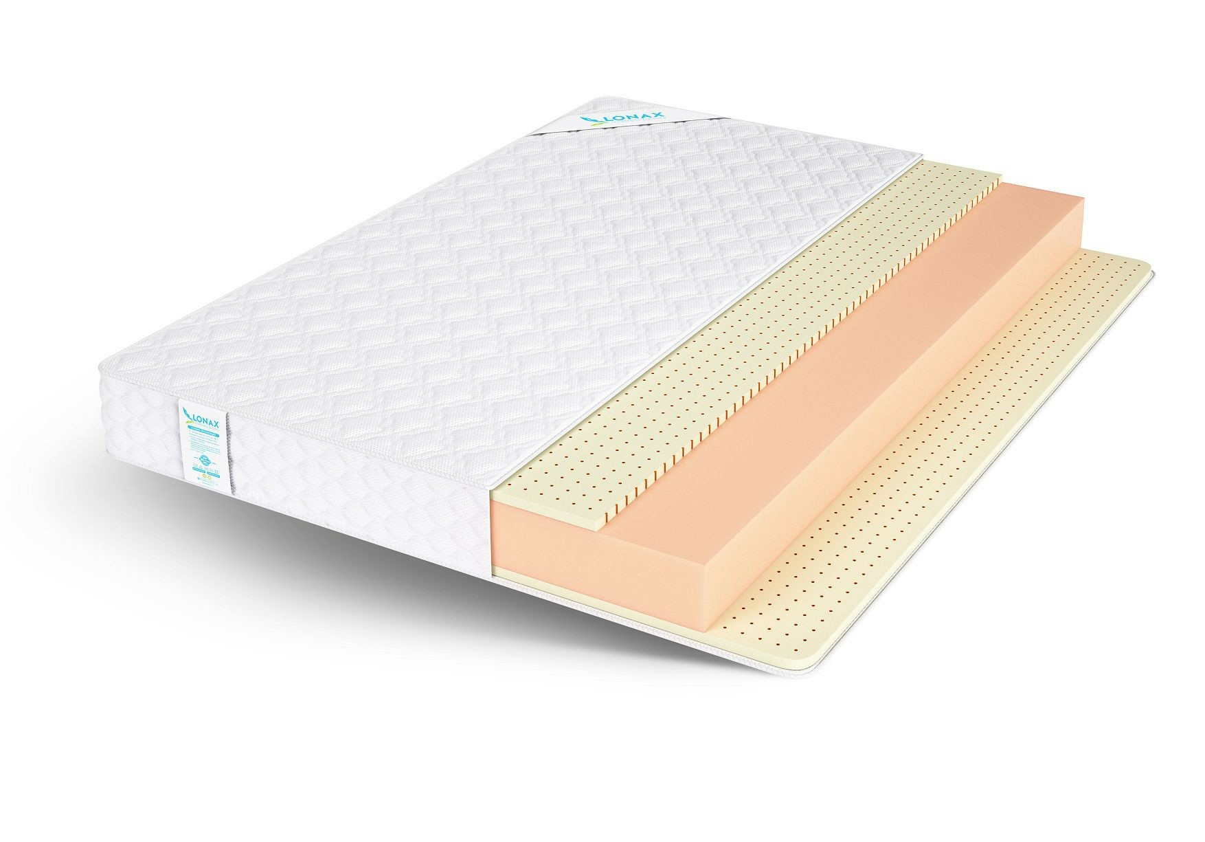 

Матрас Lonax Скрученные Roll Comfort 2 Plus 160х205, Бежевый;белый;серый;серебристый, Roll Comfort 2 Plus