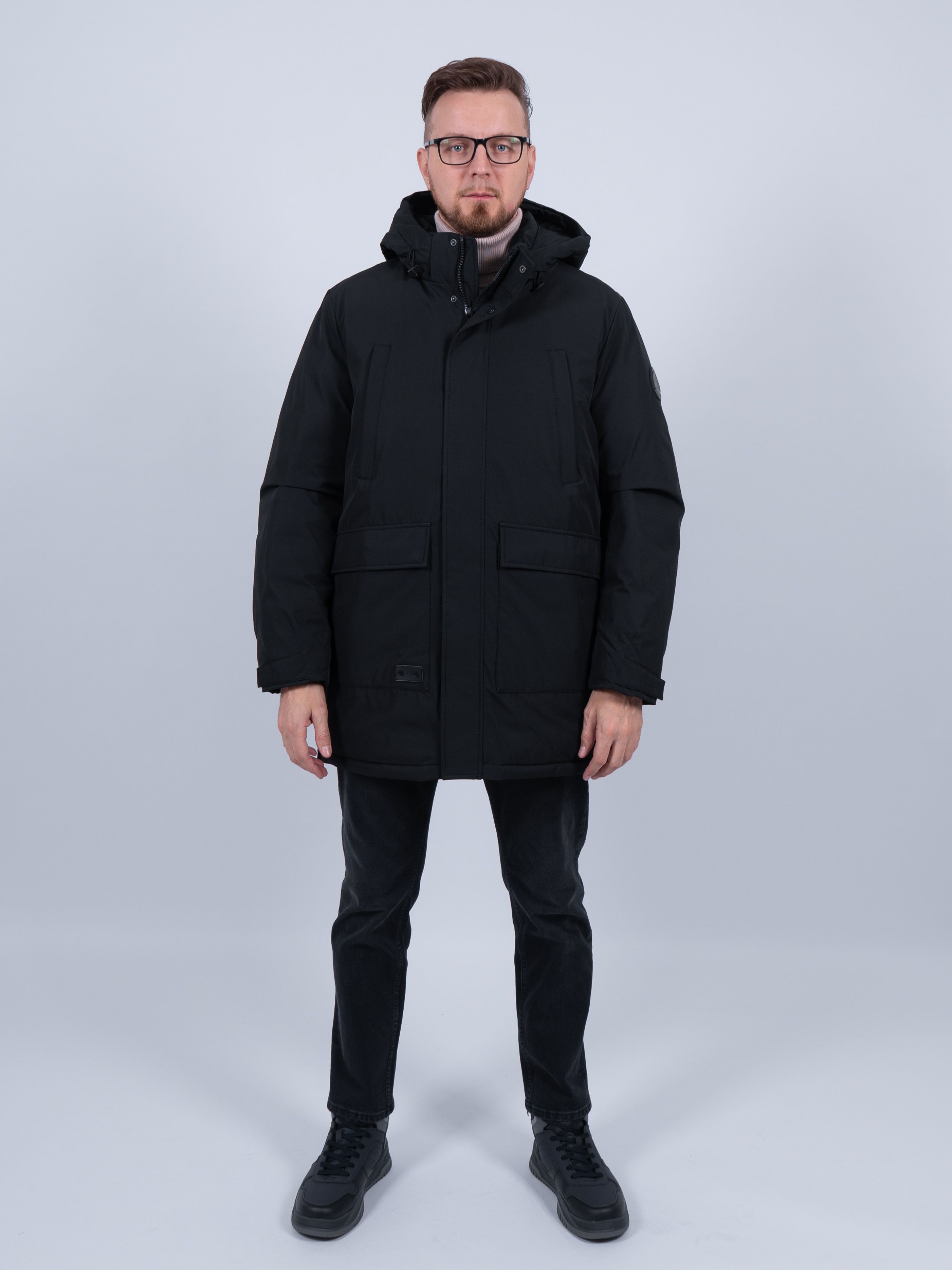 

Зимняя куртка мужская NoBrand MWD3052I-2 черная 52 RU, Черный, MWD3052I-2