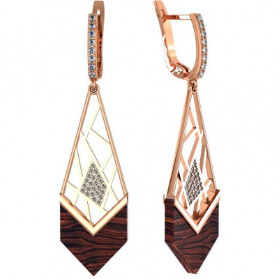 

Серьги из серебра с деревом ПРИВОЛЖСКИЙ ЮВЕЛИР 392831-EBFA11, 392831-EBFA11