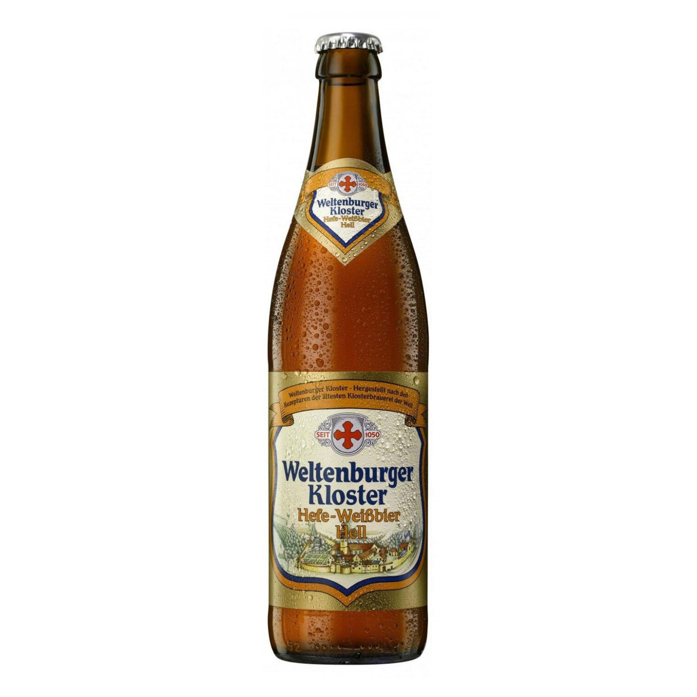 

Пиво Weltenburger Kloster Hefe-Weissbier Hell светлое нефильтрованное непастеризованное