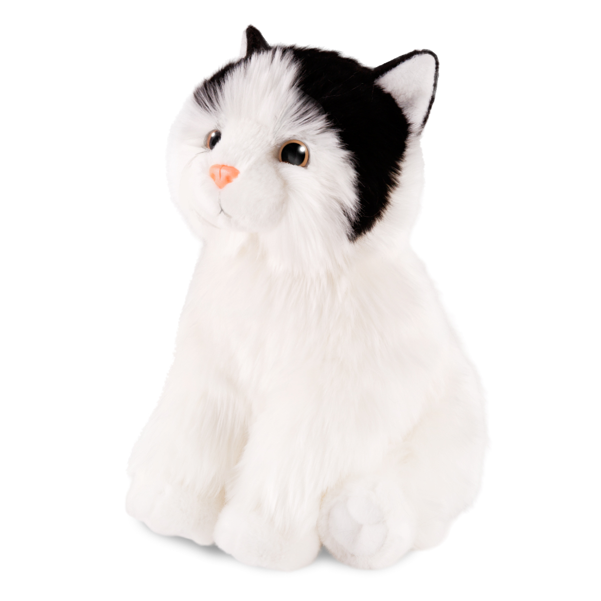 Мягкая игрушка Maxitoys реалистичный кот ML-SO-130222-25-17 белый