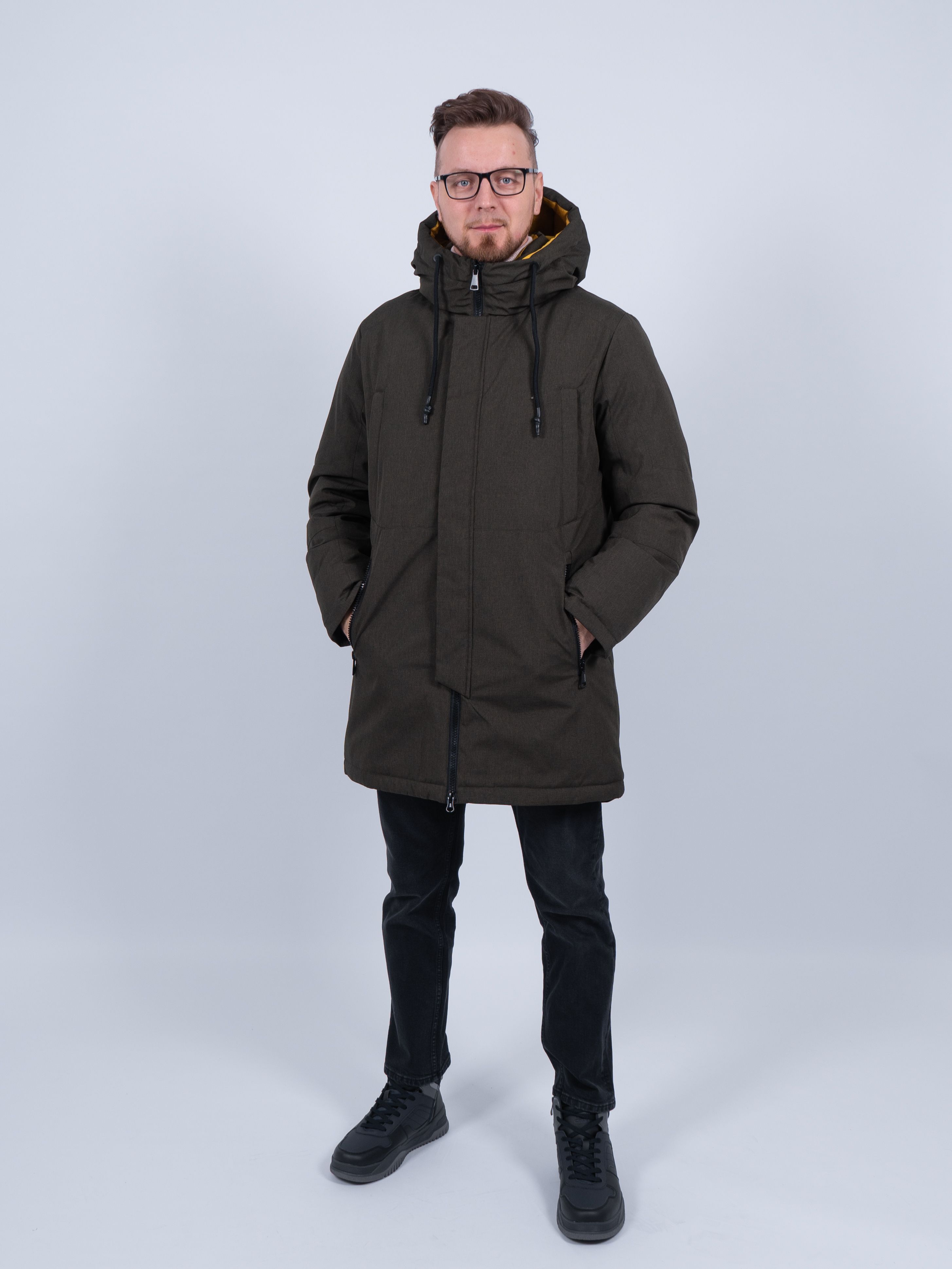 

Зимняя куртка мужская NoBrand MWD3052I зеленая 46 RU, Зеленый, MWD3052I