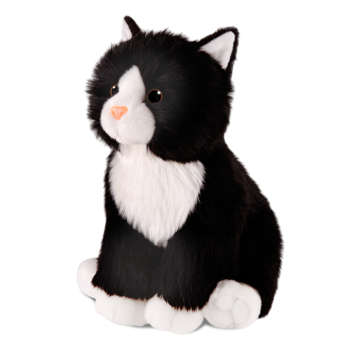Мягкая игрушка Maxitoys реалистичный кот ML-SO-130222-25-1 черный мягкая игрушка maxitoys реалистичная собака бульдог с детенышем ml so 130222 25 21