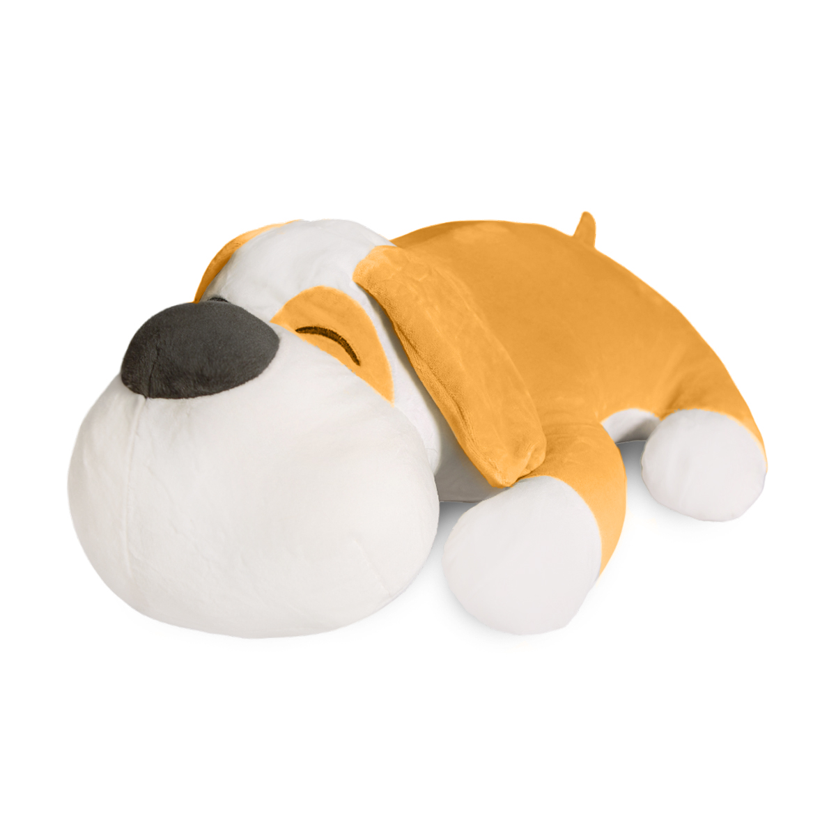 Мягкая игрушка MAXITOYS собака с пледом 60 см 300523-5-2-60 оранжевый мягкая игрушка maxitoys antistress подушка енот с сердцем 35 см mt h072005