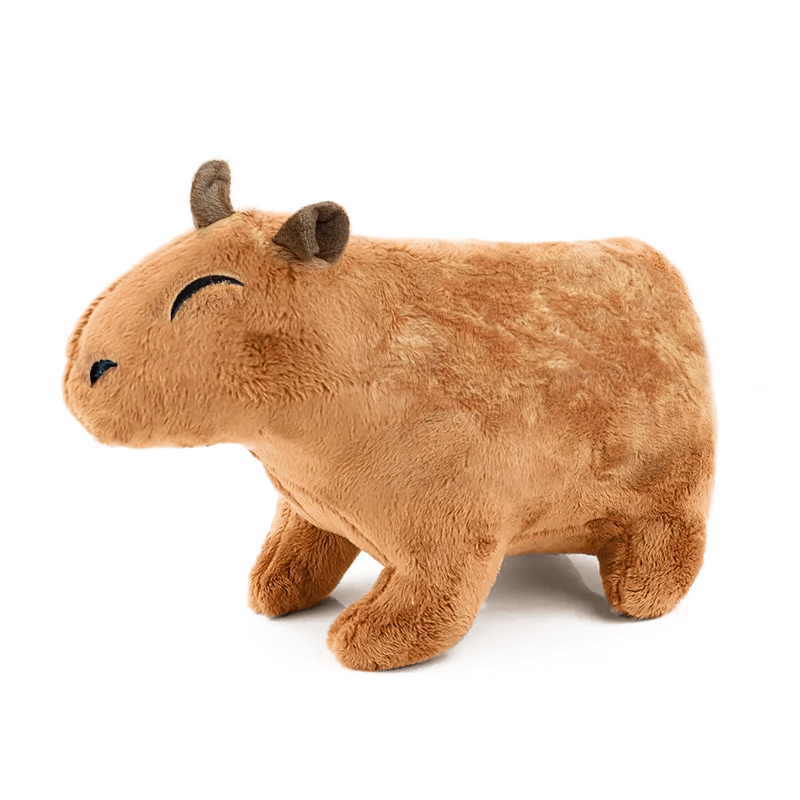 

Мягкая игрушка MAXITOYS плюшевая капибара 150923-1-45-SD коричневый, 150923-1-45-SD