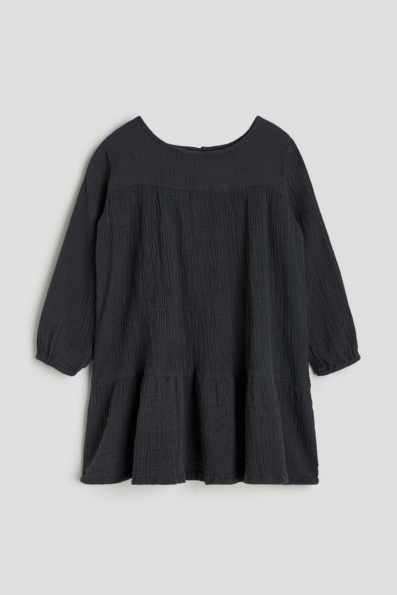 

Платье детское H&M 1209744, темно-серый, 122, 1209744