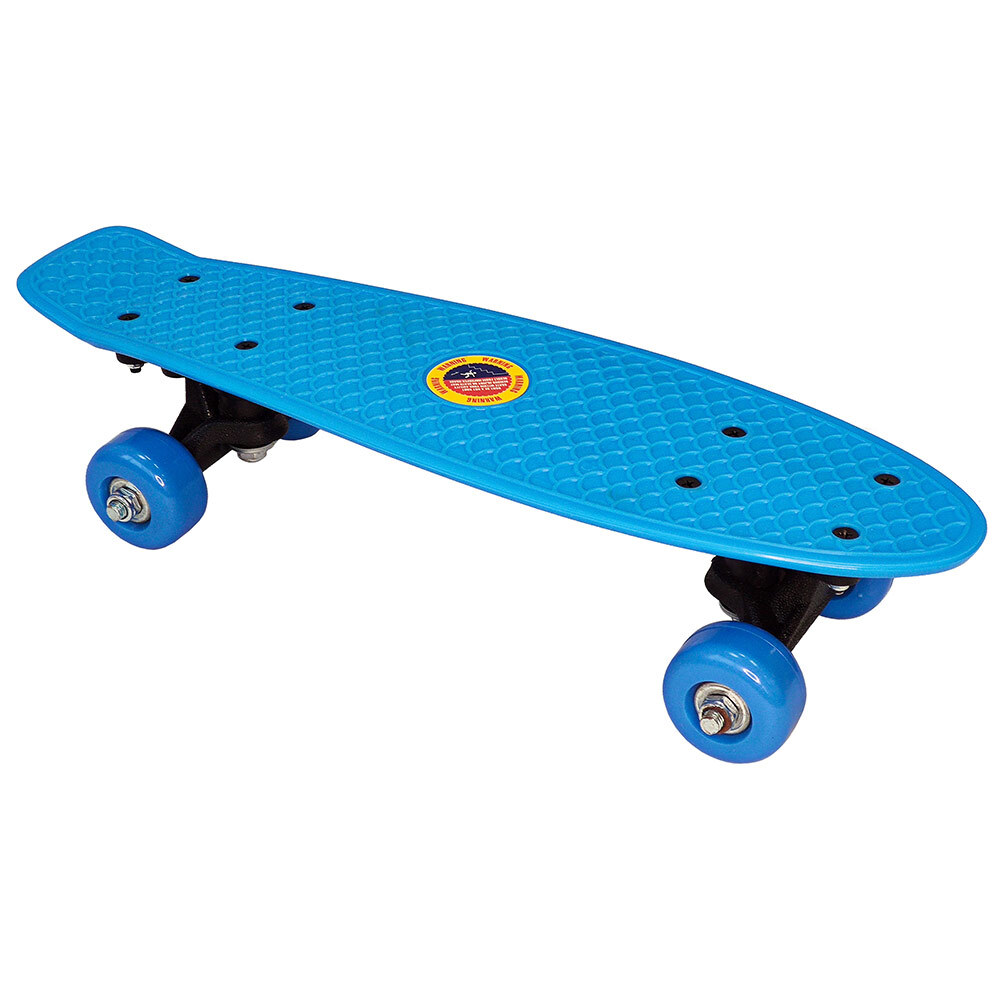 фото E33084 скейтборд пластиковый 41x12cm (синий) (sk402) milinda