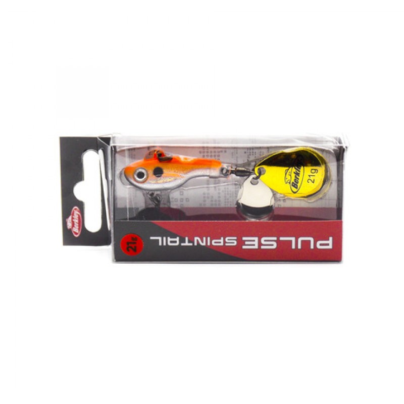 Спинтейл BERKLEY Pulse Spintail 21г Orange Glitter