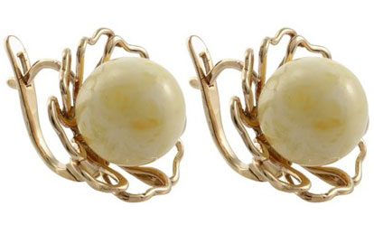 

Серьги женские Darvin 429032428RR из серебра, янтарь, 429032428RR