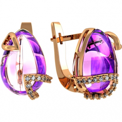 

Серьги из серебра с фианитом ПРИВОЛЖСКИЙ ЮВЕЛИР 362191-AM31FA11, 362191-AM31FA11