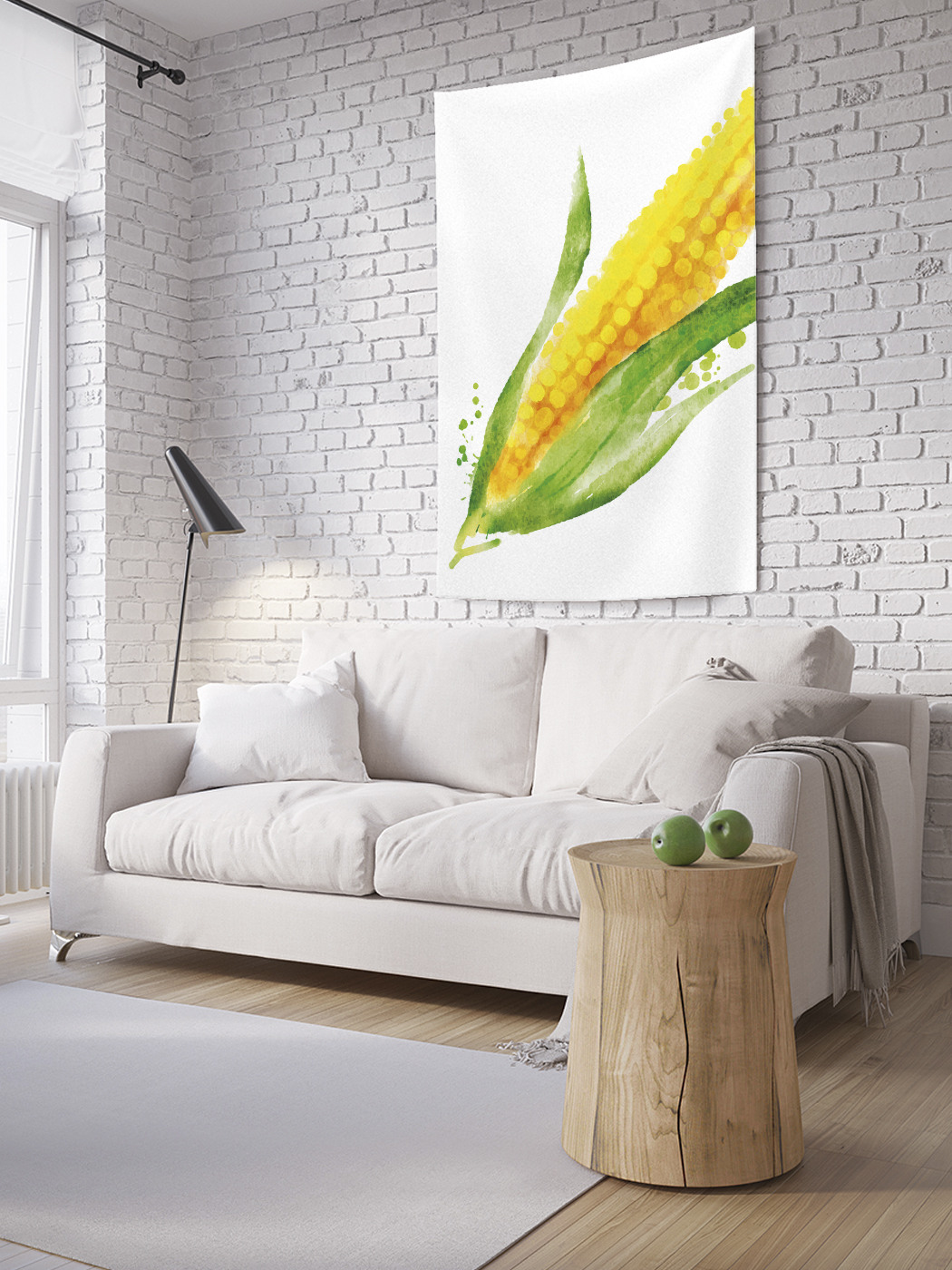 

Вертикальное фотопанно на стену JoyArty Початок кукурузы 100x150 см, Початок кукурузы