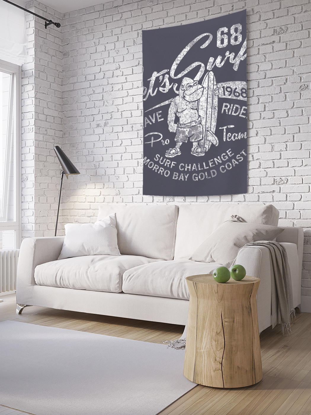

Вертикальное фотопанно на стену JoyArty Ретро серфинг 100x150 см, Ретро серфинг