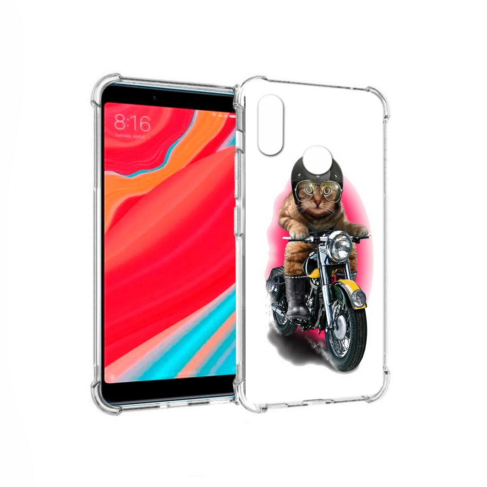

Чехол MyPads Tocco для Xiaomi Mi 6X мото-кот (PT113266.316.485), Прозрачный, Tocco