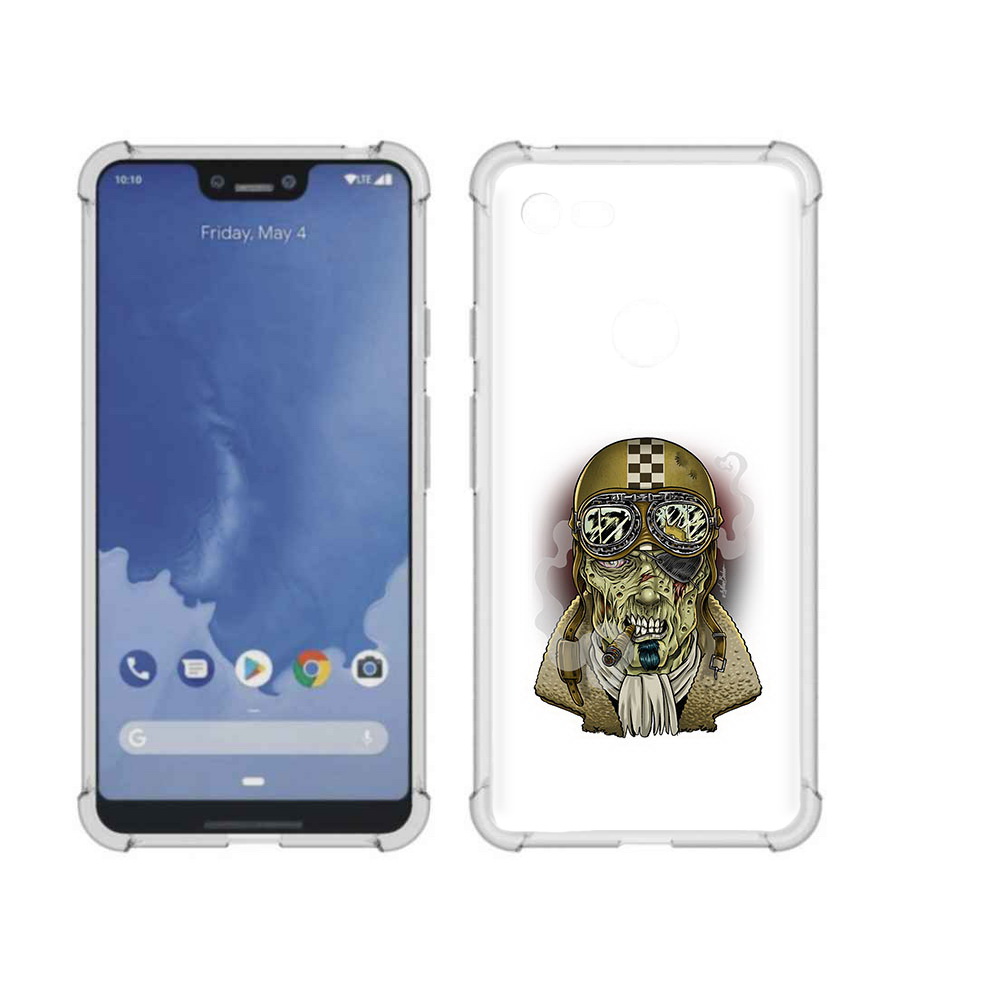 

Чехол MyPads Tocco для Google Pixel 3 XL военный зомби, Прозрачный, Tocco