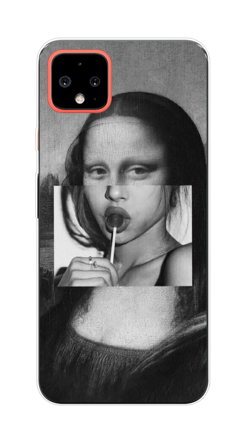 

Чехол Awog на Google Pixel 4 XL "Mona Lisa sucking lollipop", Разноцветный, 270550-9