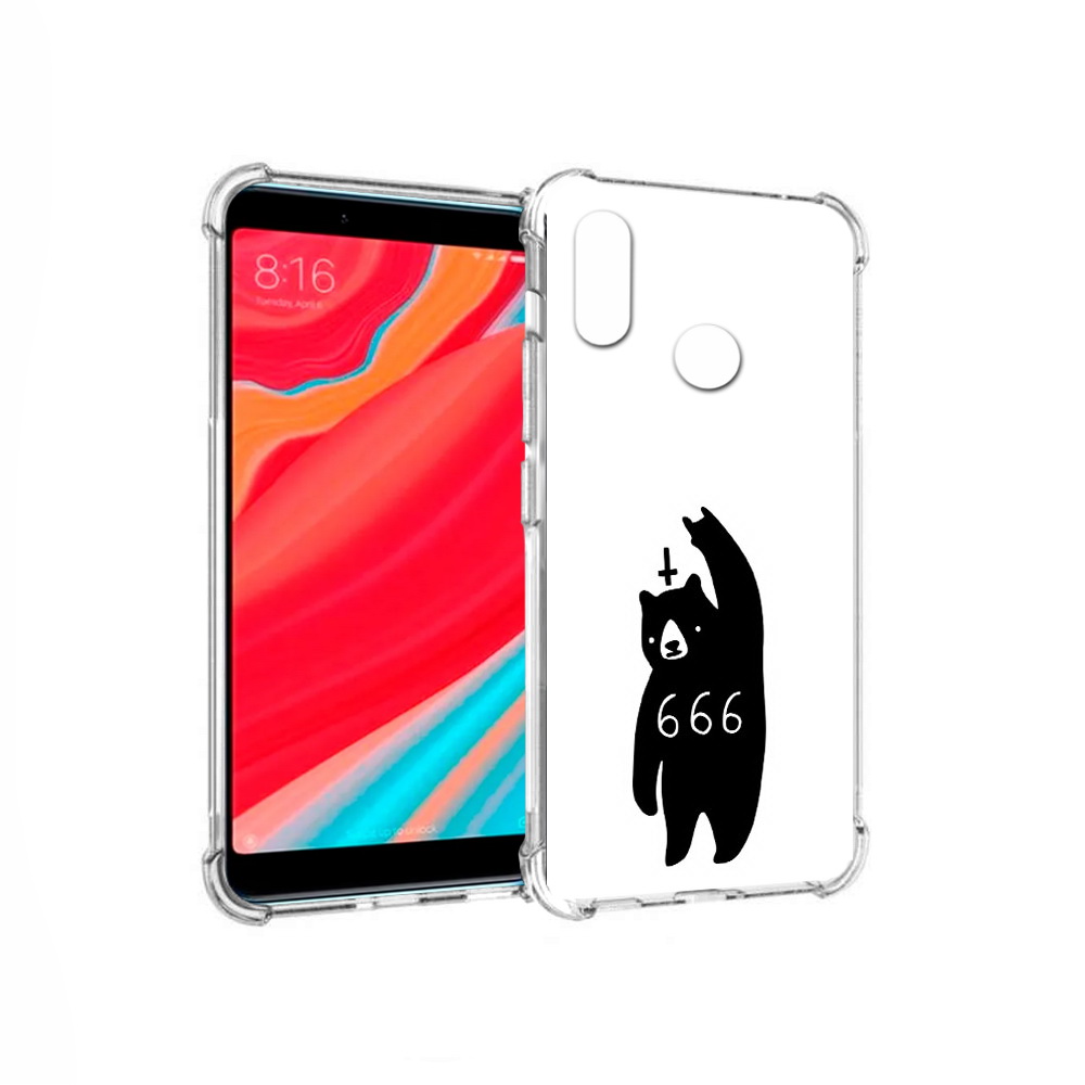 

Чехол MyPads Tocco для Xiaomi Mi 6X медведь 666 (PT113266.316.462), Прозрачный, Tocco