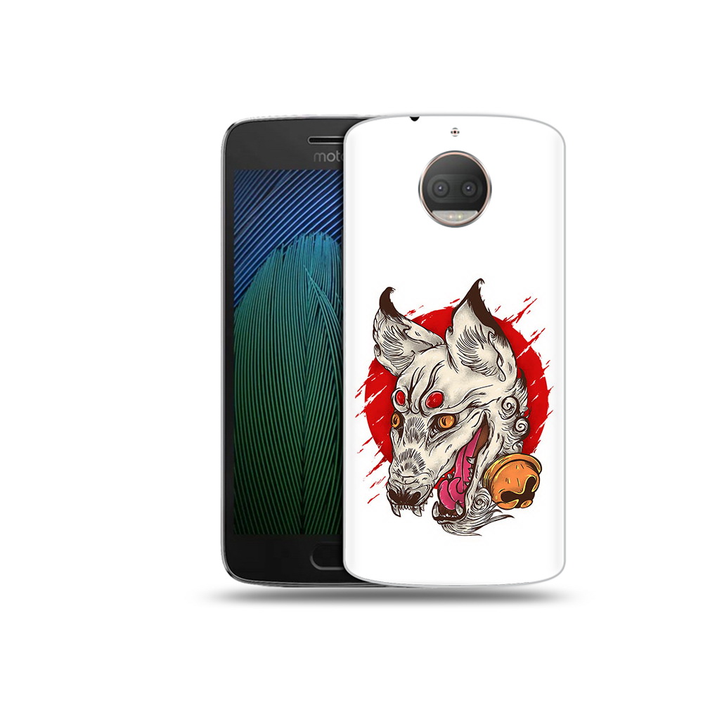 

Чехол MyPads Tocco для Motorola Moto G5S Plus страшная собака (PT75337.377.627), Прозрачный, Tocco