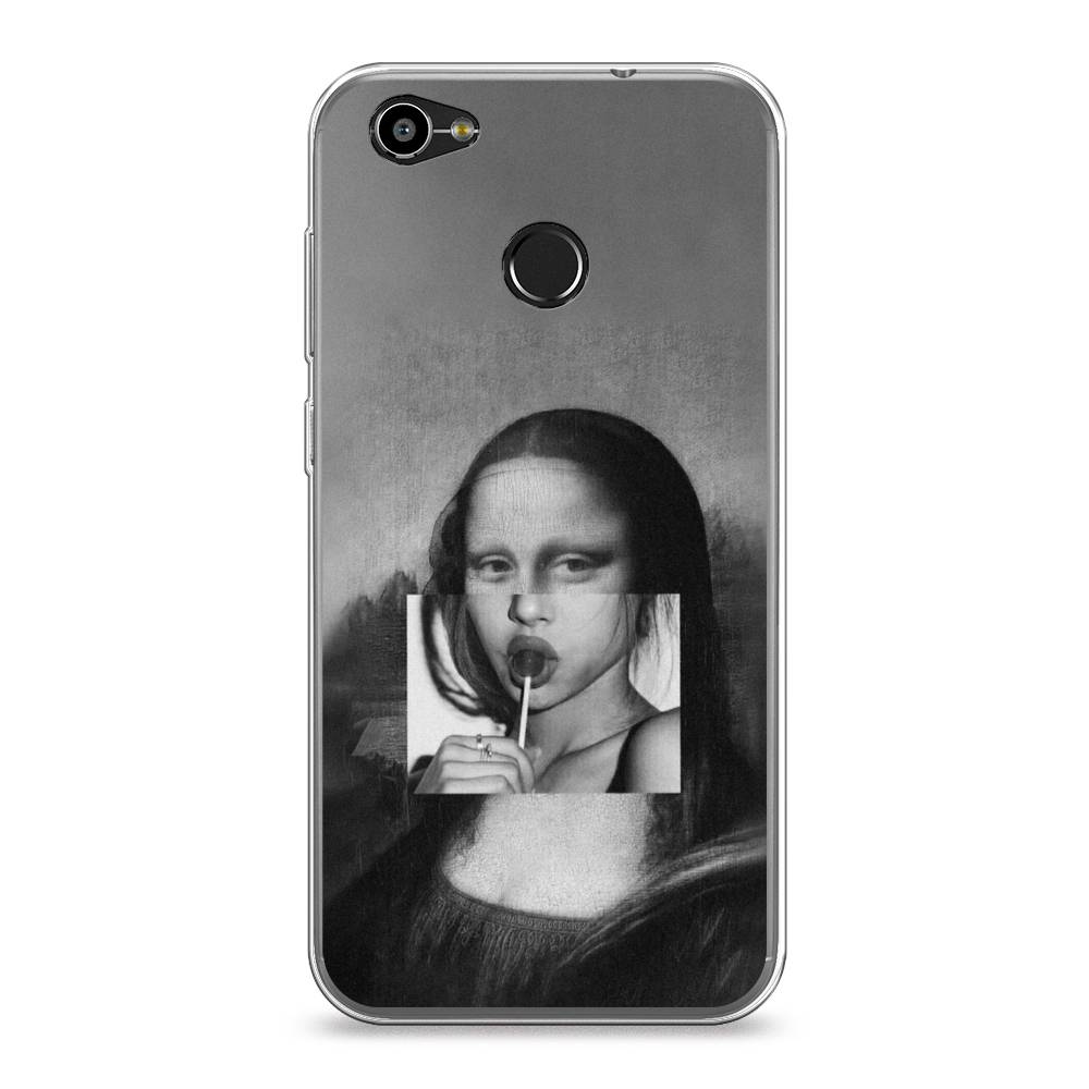 

Чехол Awog на ZTE Blade A6 / ЗТЕ Блэйд A6 "Mona Lisa sucking lollipop", 132350-9