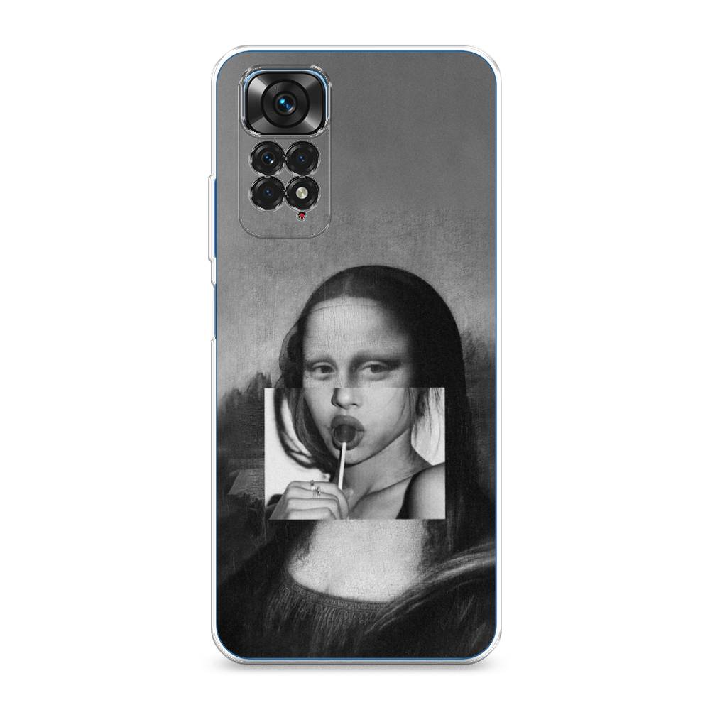 

Чехол Awog на Xiaomi Redmi Note 11 4G Global "Mona Lisa sucking lollipop", Разноцветный, 312850-9