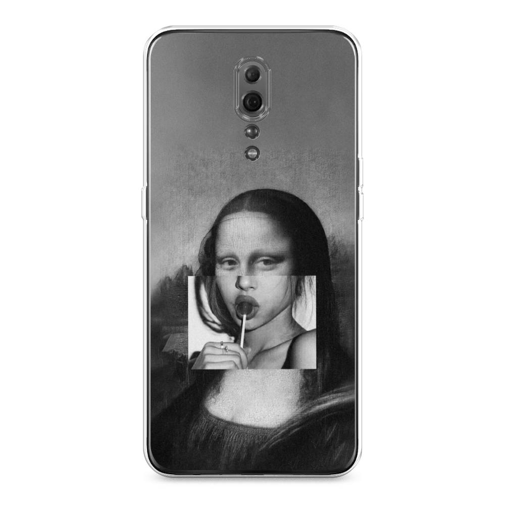 

Чехол Awog на Oppo Reno Z "Mona Lisa sucking lollipop", Разноцветный, 250950-9