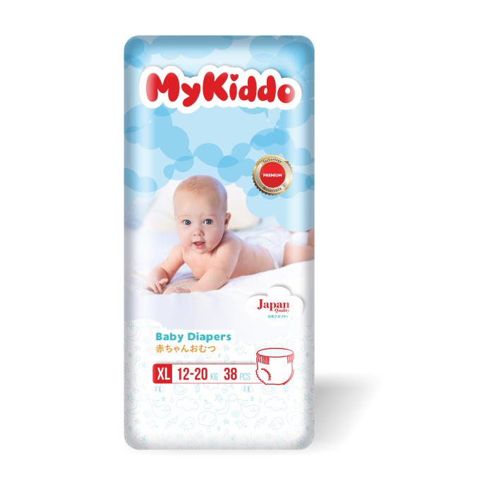 фото Подгузники-трусики mykiddo premium размер xl 12-20 38 шт m20438