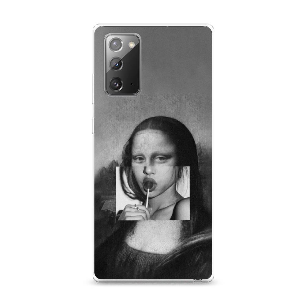 

Чехол Awog на Samsung Galaxy Note 20 / Самсунг Note 20 "Mona Lisa sucking lollipop", Разноцветный, 2100950-9
