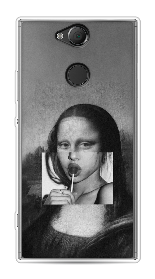 

Чехол Awog на Sony Xperia XA2 "Mona Lisa sucking lollipop", Разноцветный, 53150-9