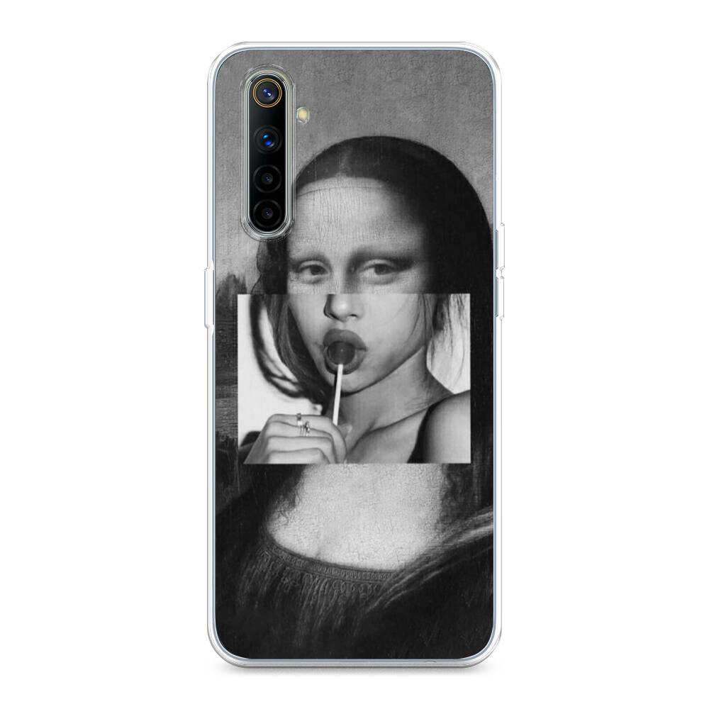 

Чехол Awog на Realme 6 "Mona Lisa sucking lollipop", Разноцветный, 252750-9