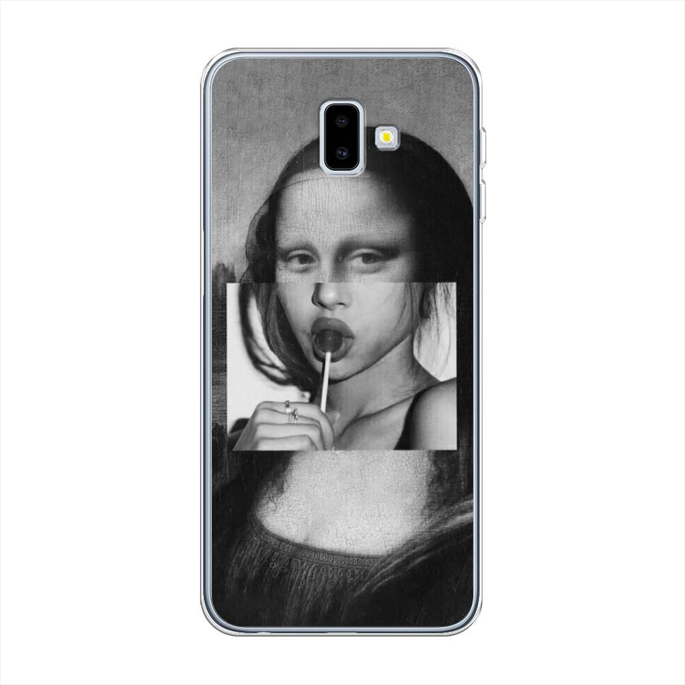 

Чехол Awog на Samsung Galaxy J6 + "Mona Lisa sucking lollipop", Разноцветный, 26950-9