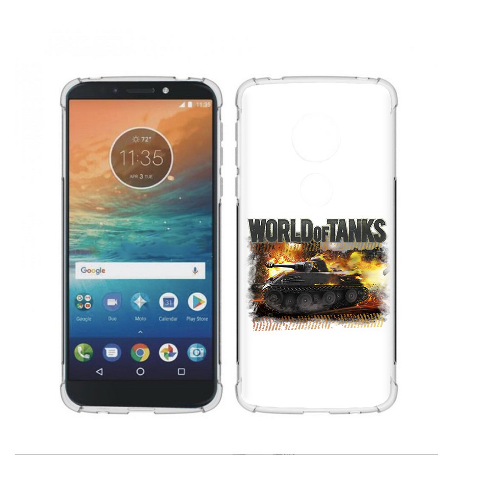 

Чехол MyPads Tocco для Motorola Moto G4 Play Мир танков-2 (PT115793.374.118), Прозрачный, Tocco