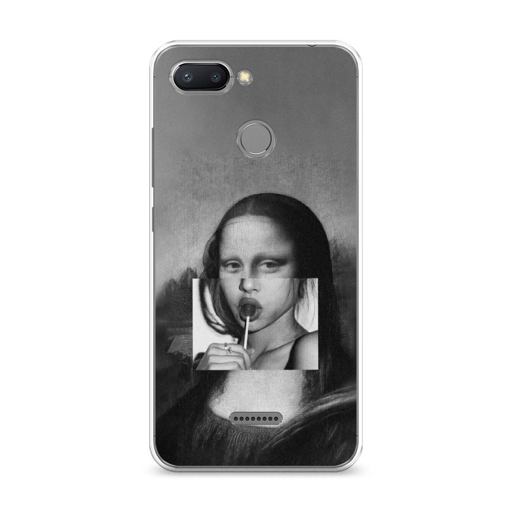 

Чехол Awog на Xiaomi Redmi 6 "Mona Lisa sucking lollipop", Разноцветный, 33850-9