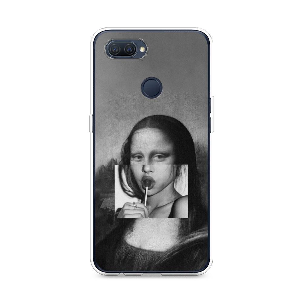 

Чехол Awog на Oppo A12 "Mona Lisa sucking lollipop", Разноцветный, 253450-9