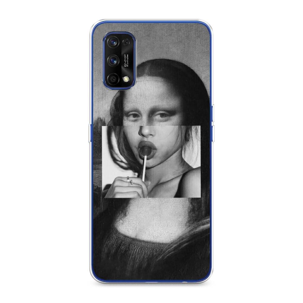 

Чехол Awog на Realme 7 Pro "Mona Lisa sucking lollipop", Разноцветный, 254050-9