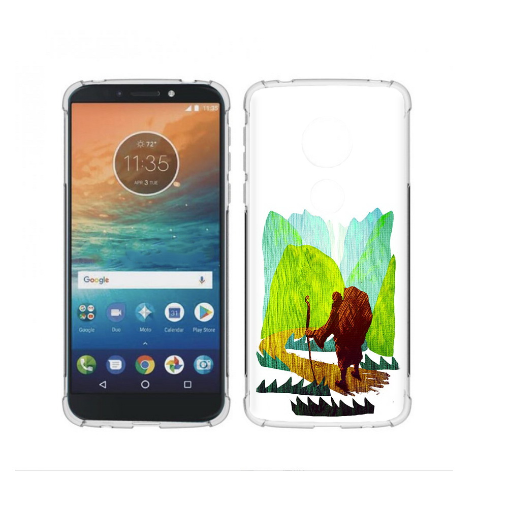 

Чехол MyPads Tocco для Motorola Moto G4 Play Лесная тропа (PT115793.374.106), Прозрачный, Tocco