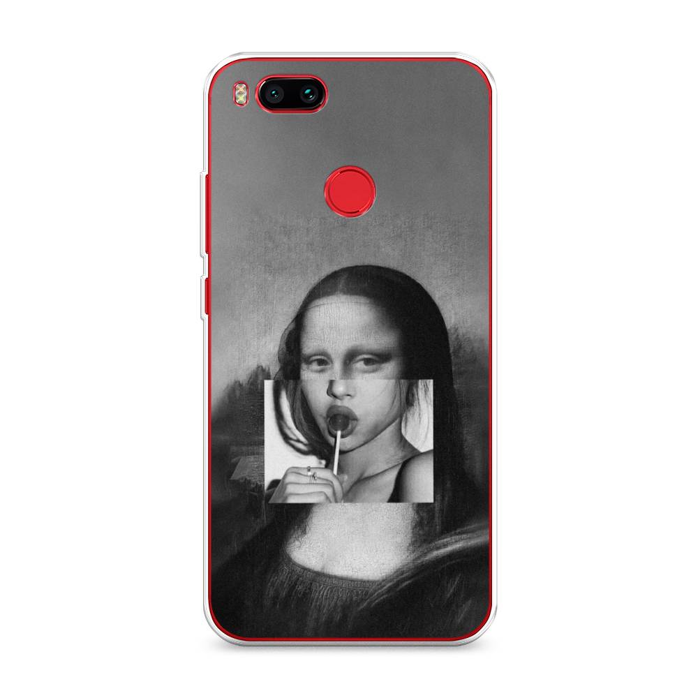 

Чехол Awog на Xiaomi Mi A1 "Mona Lisa sucking lollipop", Разноцветный, 32650-9