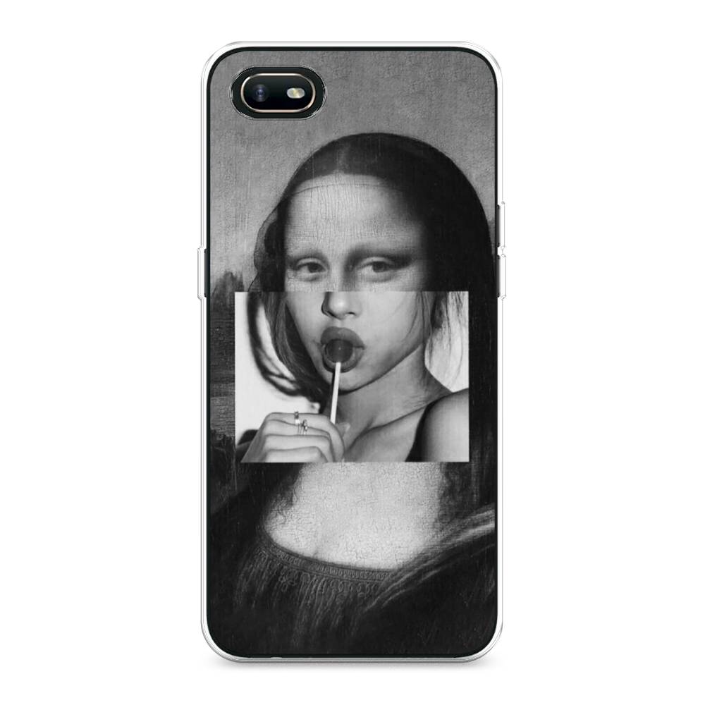 

Чехол Awog на Oppo A1k "Mona Lisa sucking lollipop", Разноцветный, 252150-9